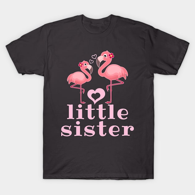 Flamingo Shirt - Big Sister T-Shirt by redbarron